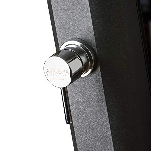 Gre SSAL18 - Doccia Solare Per Piscina Da Esterno. Doccia Da Giardino In Alluminio Nero, Con Capacità Di 18 Litri. - 3