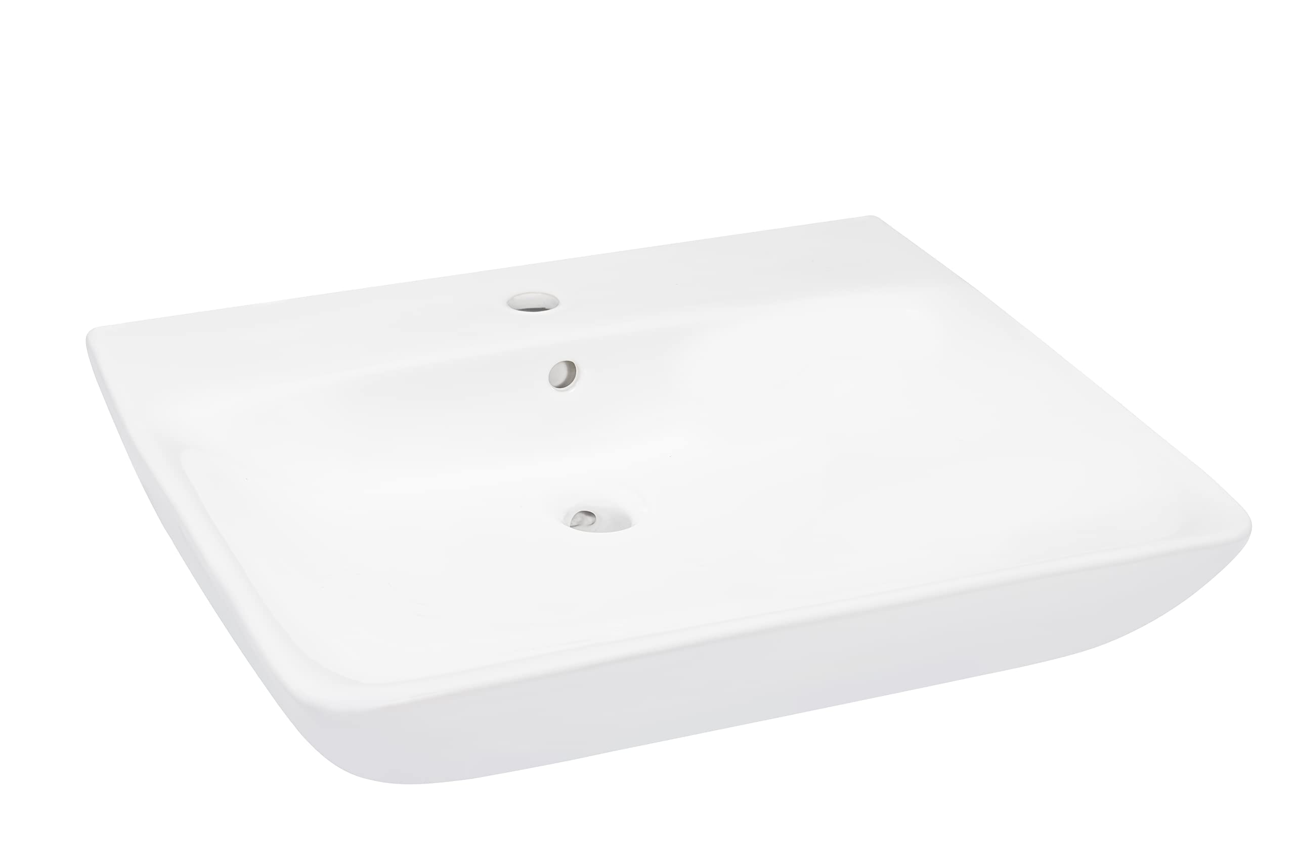 RIVO Square Waschtisch, Keramik, weiß, 75x65,5x16 cm