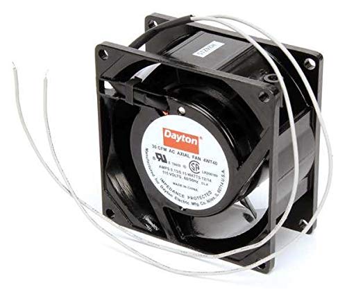 Standard Square Axial Fan, Square, 115V AC, 1 Phase, 30 cfm