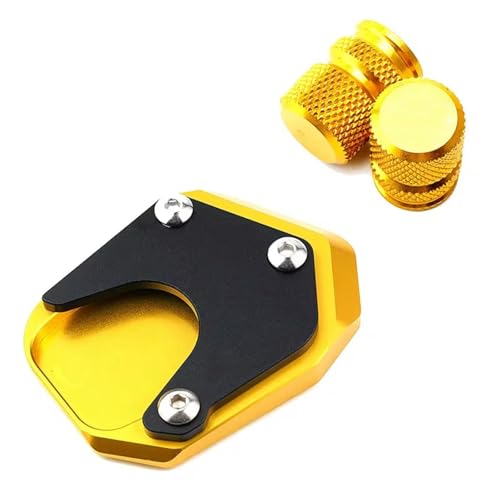 Extensión lateral de soporte de motocicleta y tapa de válvula para CBR500R CBR650R 2013-2025