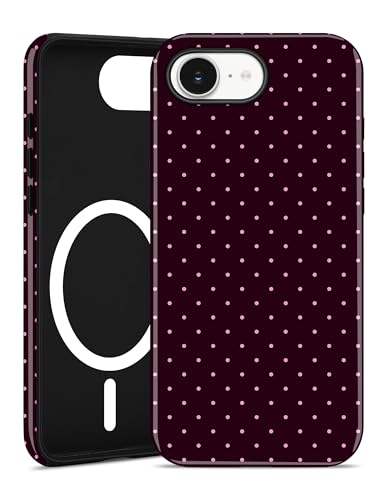 Coque iPhone 16e/17e à pois pour vos trajets quotidiens et voyages