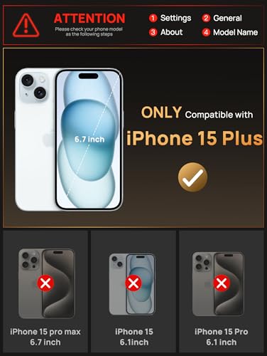 Image of Vihibii for iPhone 15 Plus, iPhone 14 Plus Wallet Back Cover with Card Holder (4 Cards) [RFID Blocking] & Slide Camera Cover & Raised Edges Screen Protection, Shockproof Rugged Case, 6.7 inch, Rose Gold