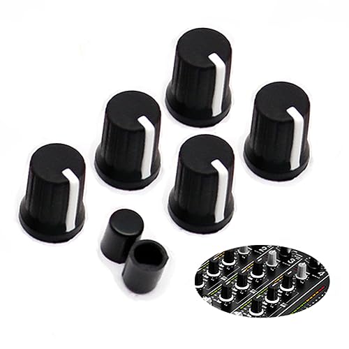 WXYINSPAS 5 perillas giratorias universales de repuesto para ecualizador, potenciómetro, atenuador, tapas de varilla de empuje para consola mezcladora de controlador de DJ, Pioneer DJM, DDJ, XDJ,