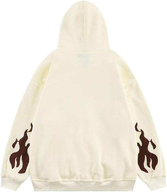 Vista 6 de Y2K - Sudadera con capucha para mujer, diseño de estrellas y cruz, con cremallera, Acubi Emo de gran tamaño, chaqueta con capucha Harajuku, ropa Alt