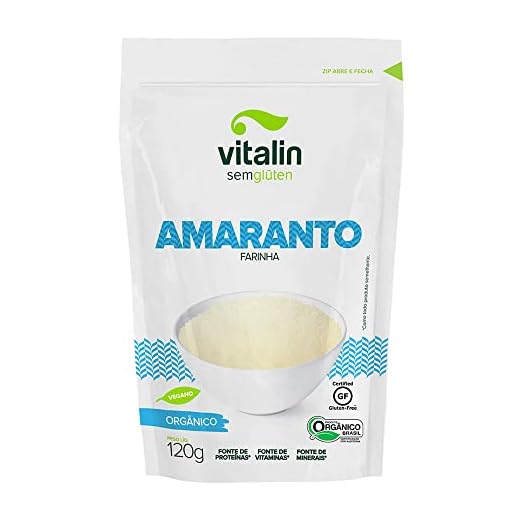 Vitalin Amaranto Farinha Orgânico 120G
