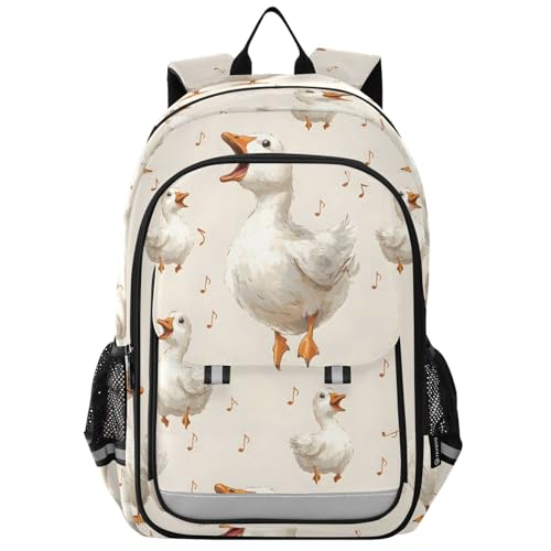 Sac à dos oies drôles pour ordinateur portable et voyage ado