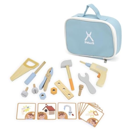 Set de Construcción Juvenil de Madera "Neceser Herramientas". Regalos Originales para Reyes, Navidad y Cumpleaños. Detalles. PR