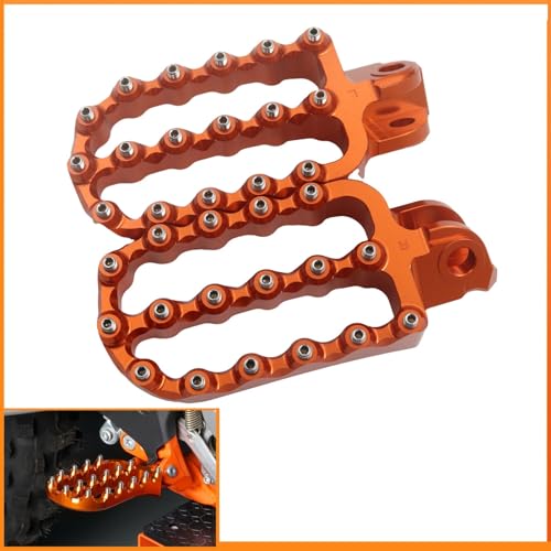 Repose-Pieds Larges Moto pour KTM 990 Adventure R S LC8 Supermoto SMT SMR Pédales Bleu