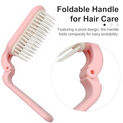 Set de 2 Peines Plegables Compactos Azul y Rosa miniatura 4
