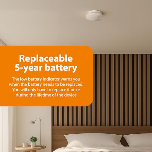 Smartwares 4er-Set Rauchmelder – 5 Jahre austauschbare Batterien – Schnelle und zuverlässige Erkennung – 85 dB – FSM-11754 – Ansicht 3