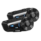 TNICER バイク インカム G1EX インカム Bluetooth5.2 インカムバイク用通信機器 6人同時通話 ワンクリックで自動ペアリング 20時間連続使用 通信距離1000m 自動通信回復 日本語音声ガイダンス 他ブランドのインカムと接続可能 音楽共有 3.5mmカスタムスピーカー 1000mAh IP65 インカム 日本語説明書付き TELEC技術基準適合証明付き（1台）