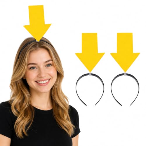 FOMIYES Lot de 2 bandeaux de flèche avec pointe de flèche pour cheveux pour femme