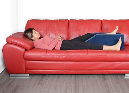 Milliard Leg Rest Wedge Pillow, Elevation Foam Support Pillow with Removable and Washable Cover - for Surgery, Injury, Back, Leg, and Knee Pain - Improves Circulation