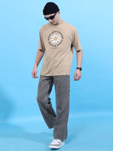 Image of Highlander Men's Loose Fit Jeans | Wide Leg | Mid Rise | Cotton | Jeans for Man