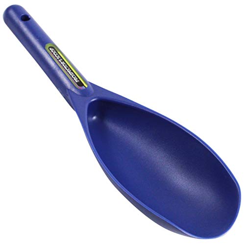 Image of SE Blue Prospector's Scoop - 12.5 inch Heavy-Duty Plastic Tool for Metal Detecting, Gold Panning, Treasure Hunting, and Gardening