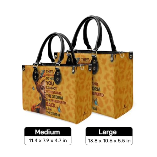 Image of Sistabag Leather Handbag For Black Women - Large Size Leather Totebag - Christmas Gifts For Women, Christmas Purse For Mom