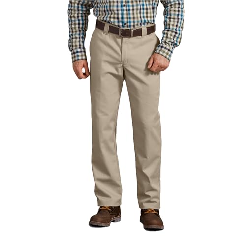 Dickies Pantalon de Sport Homme Sable 38W x 30L | Coupe Droite