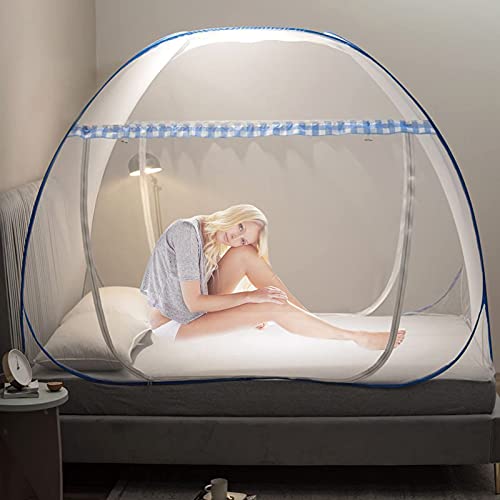 Filet de moustique pour lit double idéal pour les nuits d'été fraîches