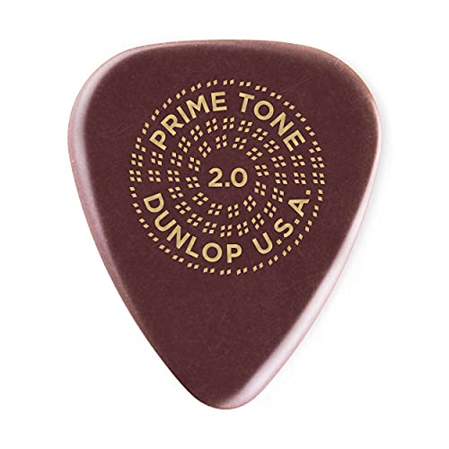 Jim Dunlop Dunlop Primetone Standard 2.0mm Sculpted Plectra-3 Pack (511P2.0)