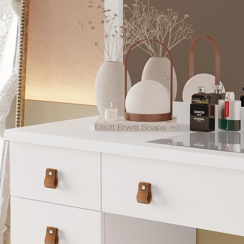 Penteadeira Eloá 9 Gavetas Branca Camarim 100% Mdf