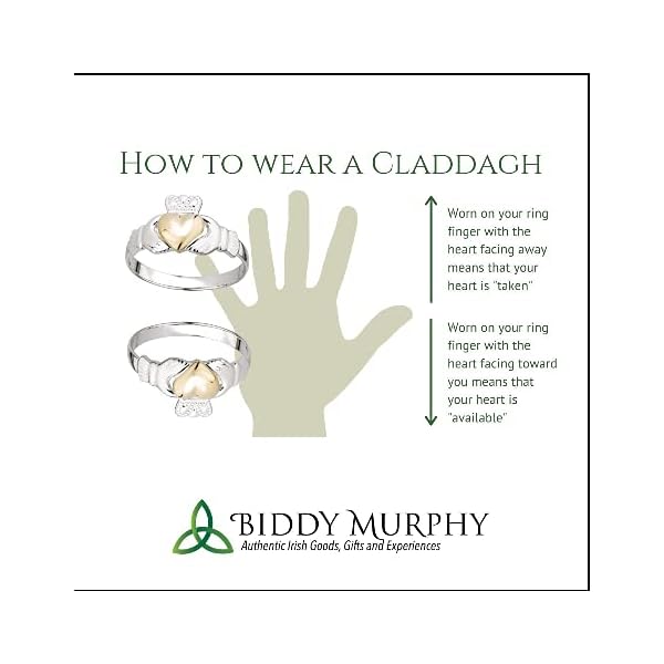 Failte-Womens-Claddagh-Silver-Ring-Irish-Wishbone-Ring-Made-in-Ireland Failte Claddagh Ring Womens Sterling Silver Wishbone Irish Made Size 10