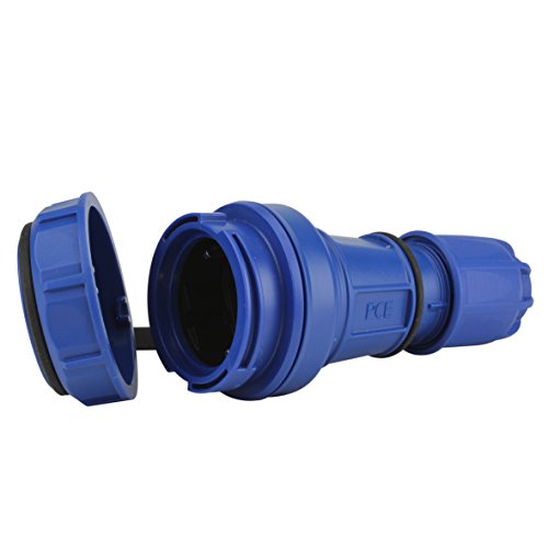 Preisvergleich Produktbild Sonstige 44169 Druckwasserdichte Schuko-Kupplung IP 66 / IP68