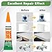 WOUSEDO 48 X 3g Super Glue Clear, Strong Adhesive,Super Glue Fast Drying Cyanoacrylate Glue for Wood,Rubber,Leather, Plastic, Metal, Rhinestone Jewelry, DIY Crafts and More
