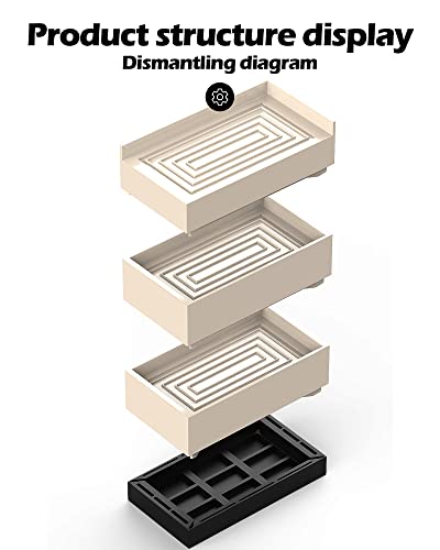Furniture Risers, Tclouda Bed/Sofa/Desk/Table/Chair Leg/Fridge Lifts To 1.5, 3 And 4 In, Rectangle Adjustable Risers Blocks For Extenders, Heavy Duty Supports Up To 1300 Lbs, 1.5 In-Apricot-Rectangle #TOP7