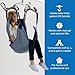 Patient Aid Full Body Solid Fabric Lift Sling - Soft Padded Polyester Weave - Comfy and Safe Lifting for The Elderly, Bariatric, and Non-Weight-Bearing - Large, 450lb. Maximum Carrying Capacity