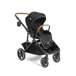 Joie Chive Single-to-Double Stroller, 20+ Modes, Rubber Wheels