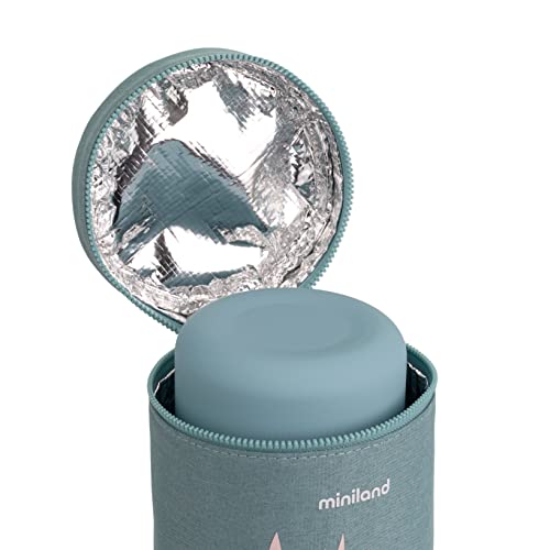 MINILAND. THERMIBAG Palms 700ML. Isothermal Bag, Blue, 700 ml - Image 2