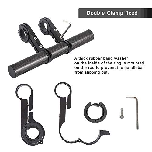 image for Enmoo Bike Handlebar Extender Aluminum Alloy Bicycle Handlebar Extensi