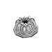 Nordic Ware 88637 Vaulted Cathedral Bundt Patelnia, oryginalna odlewana aluminiowa puszka na pakiet, kolor: srebrny