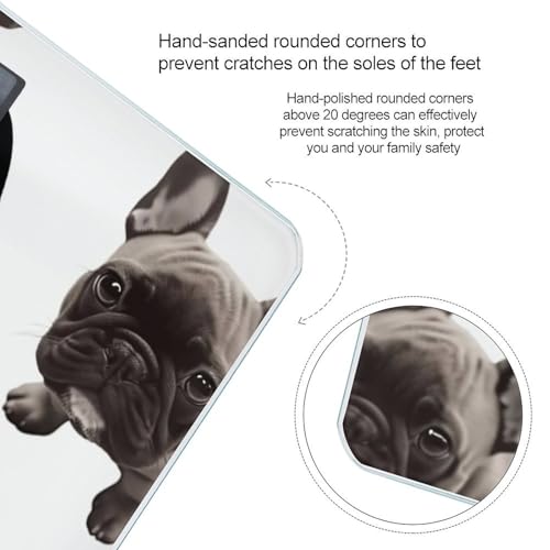 Báscula digital baño Bulldog Francés 400 lb miniatura 4