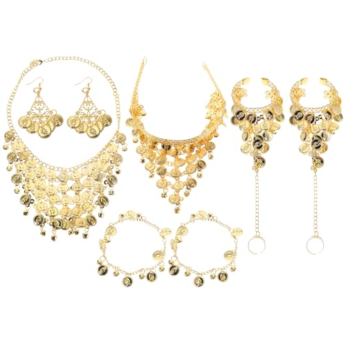 Accesorios de Danza del Vientre Ligeros: Evita Pesos y Brilla con Collar y Tocado
