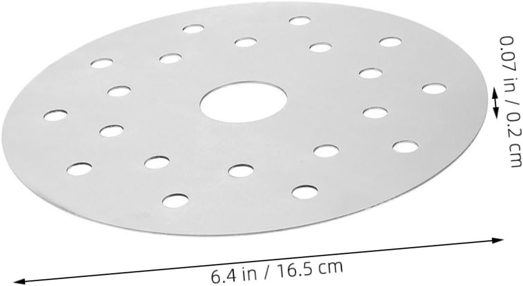 Heat Conduction Plate Stainless Steel Heat Diffuser for Simmering Sauces for Induction Cooktops Gas Stoves Scratch-resistant Design