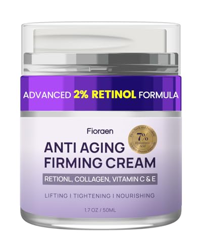 Neck Firming Cream – 2% Retinol, 7% Hyaluronic Acid & 1% Collagen – AH-8 Instant Face Lift Cream...