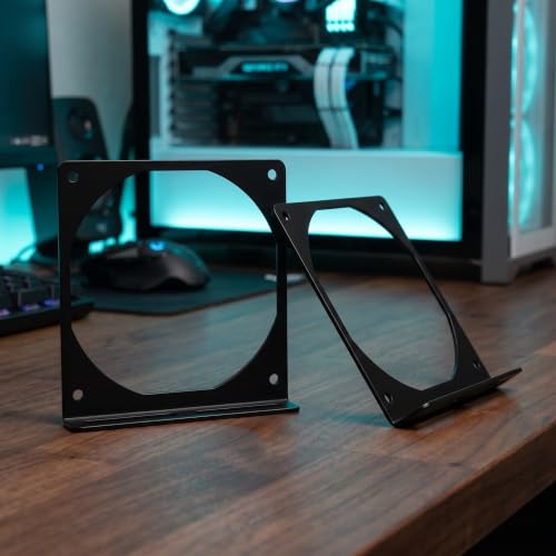 Toddmomy soporte para ventiladores de PC 12cm, adaptador para radiador, 2 piezas miniatura 5