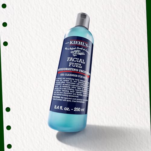 KIEHL'S Facial Fuel Energizing Face Wash, belebender Gesichtsreiniger mit Koffein, Menthol & Vitamin E für gestresste Männerhaut… – Ansicht 2