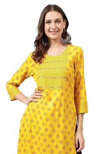 Image of MIRCHI FASHION Women's Straight Fit Paisley Printed And Embellished Kurta Set with Dupatta and Trouser