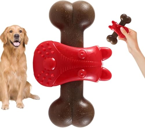Image of PremiumAV Puppy Squeaky Chew Toy for Small Dogs - Durable Interactive Fetch & Chewing Toy, Soft Teething Toy for Puppies, Fun Training & Play