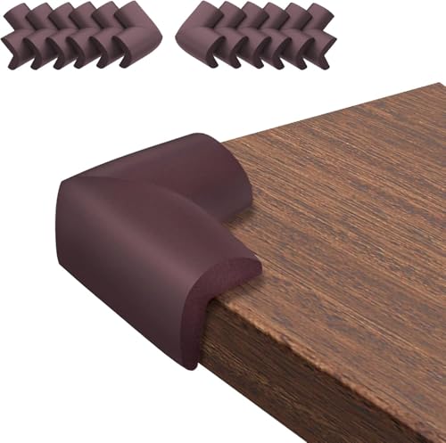 Image of Foam Pack of 12 Baby Proofing Corner Guards | Extra Soft and Cushioned Corner Protector for Sharp Edges | Child Safety Edge Protector for Kids | Furniture Table Baby Safety Product