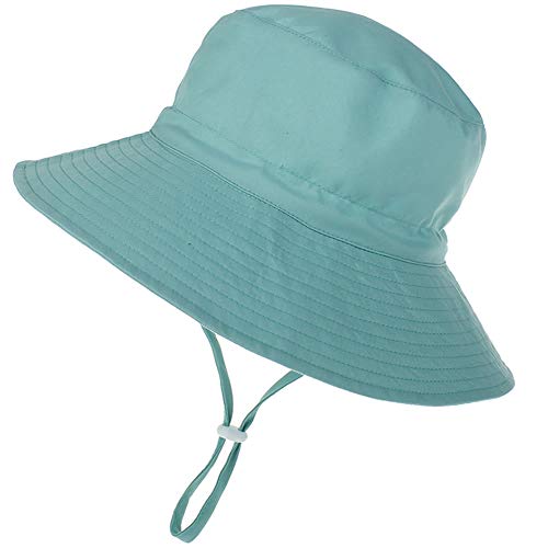 Image of MaxNova Baby Sun Hat Large Brim Toddler Summer Hats Baby Bucket Hat Kids Beach Hats for Baby Girls Boys