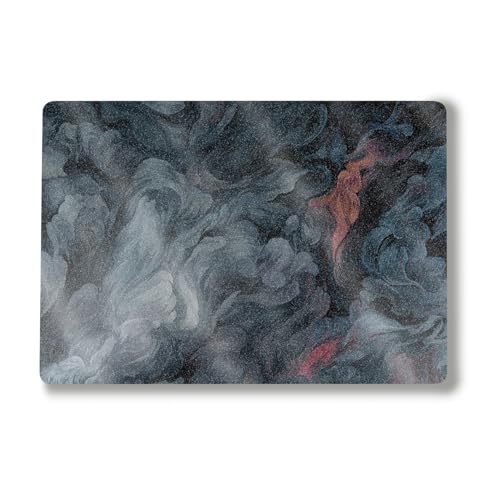 Image of Glossy Glitter Laptop Skin Compatible with Surface Laptop 7 15 inch (2024) - Storm Cloud - Premium 3M Vinyl Protective Wrap Decal Cover - Easy to Apply | Crafted in The USA by MightySkins