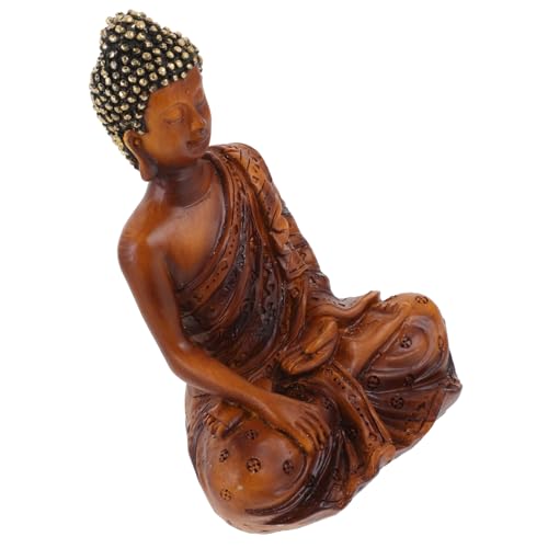 TOPBATHY Statue de Bouddha en Imitation Pierre Statuette de Porte- décor Spirituel Buddha bouda Decoration Interieure Sculpture Bouddha Sculpture de Bouddha...