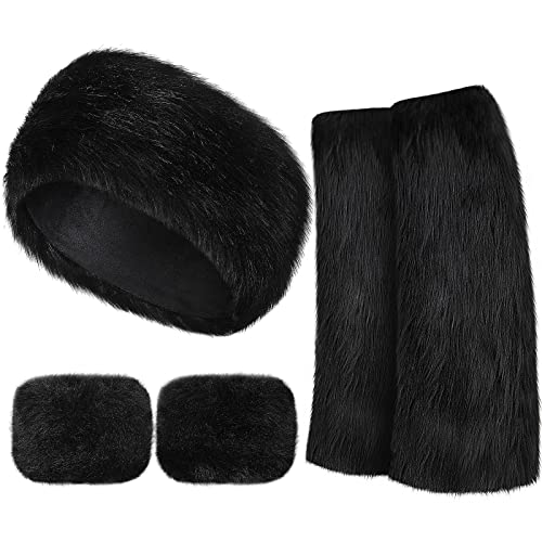 SATINIOR 3 Pieces Faux Fu...