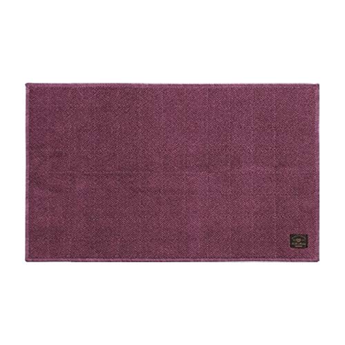 センコー B.B.collection ヘリンボン 3 キッチンマット 約50× 78cm ワイン 抗菌 防臭 薄手 床暖房対応 日本製 37342