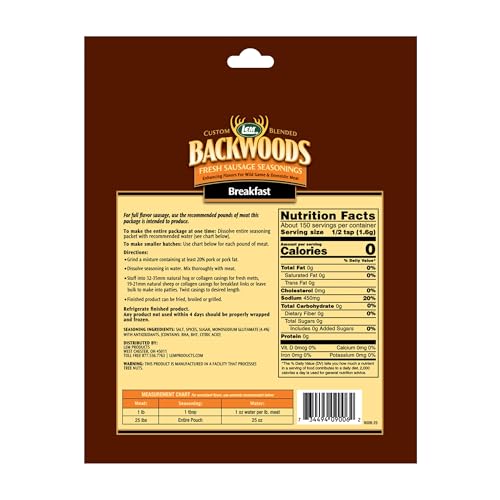LEM Backwoods Breakfast Fresh Sausage Seasoning