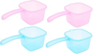 Cabilock Pala Para Agua Coloreada 4 Cucharones De Plástico Diseño Ergonómico Cómodo y Práctico