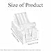 BE-TOOL 2-Pin 8mm COB Led Strip Light Connectors, Solderless Adapter Terminal Extension Connection for Low-Voltage LED Strips Lights 5V 12V 24V (Pack of 10)